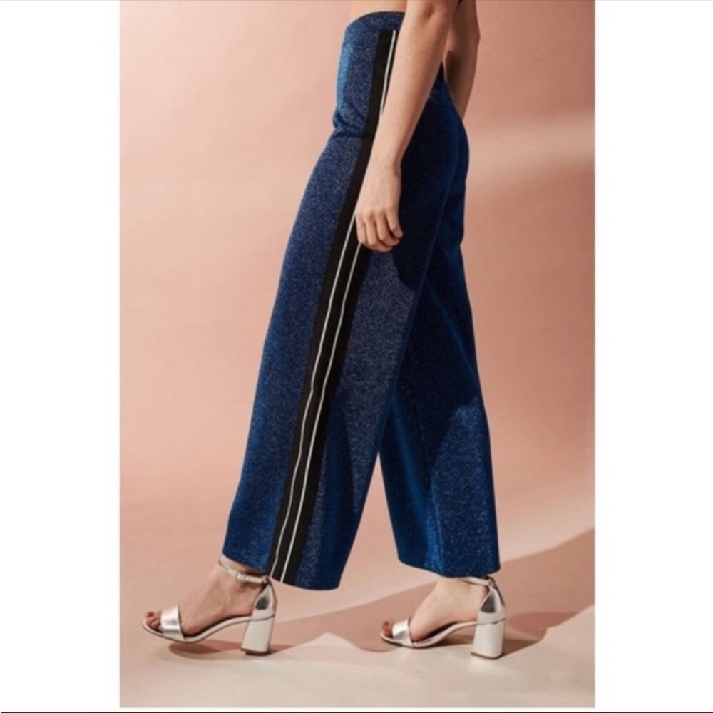 ❤️‍🔥 4 for $25 SALE: High Rise Sparkle Pants Wide Leg Stripe Piping Jogger Flare
